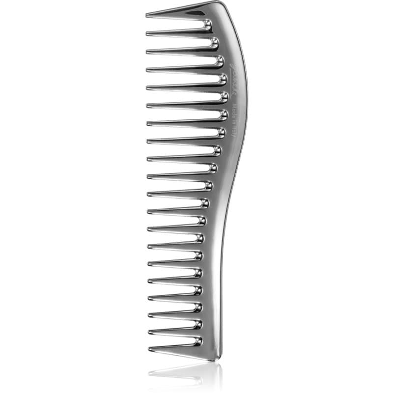 Janeke Chromium Line Wavy Comb for Gel Application Haarkam om gelproducten aan te brengen 18,5 x 5 cm 1 st