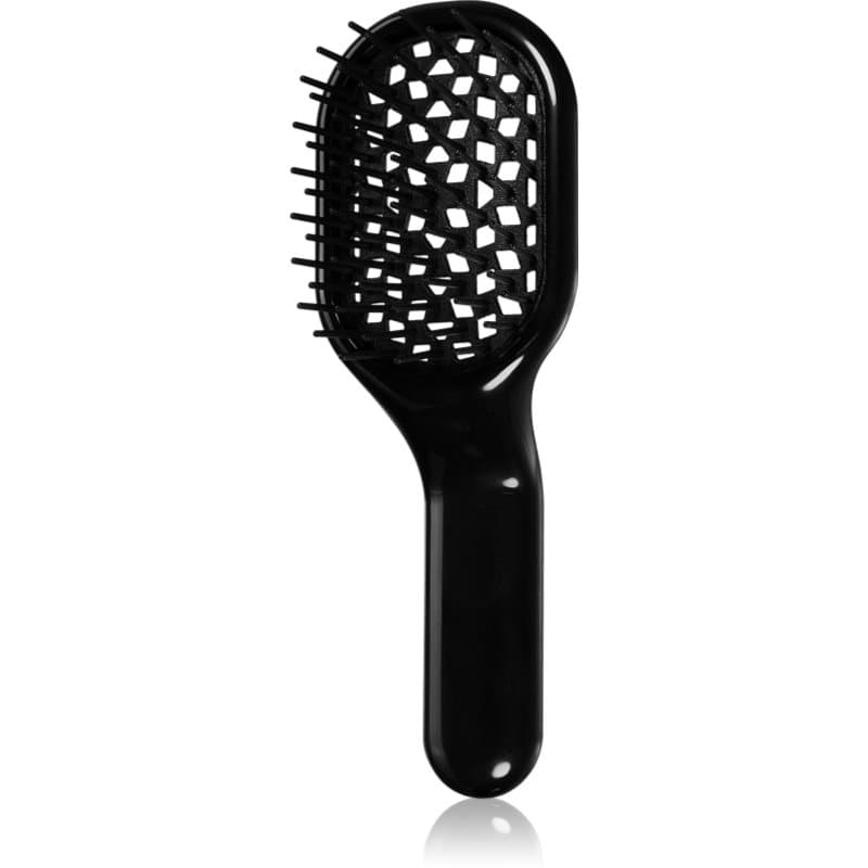 Janeke Curvy Vented Brush platte haarborstel voor Snelle Fohn Styling 15x5 cm