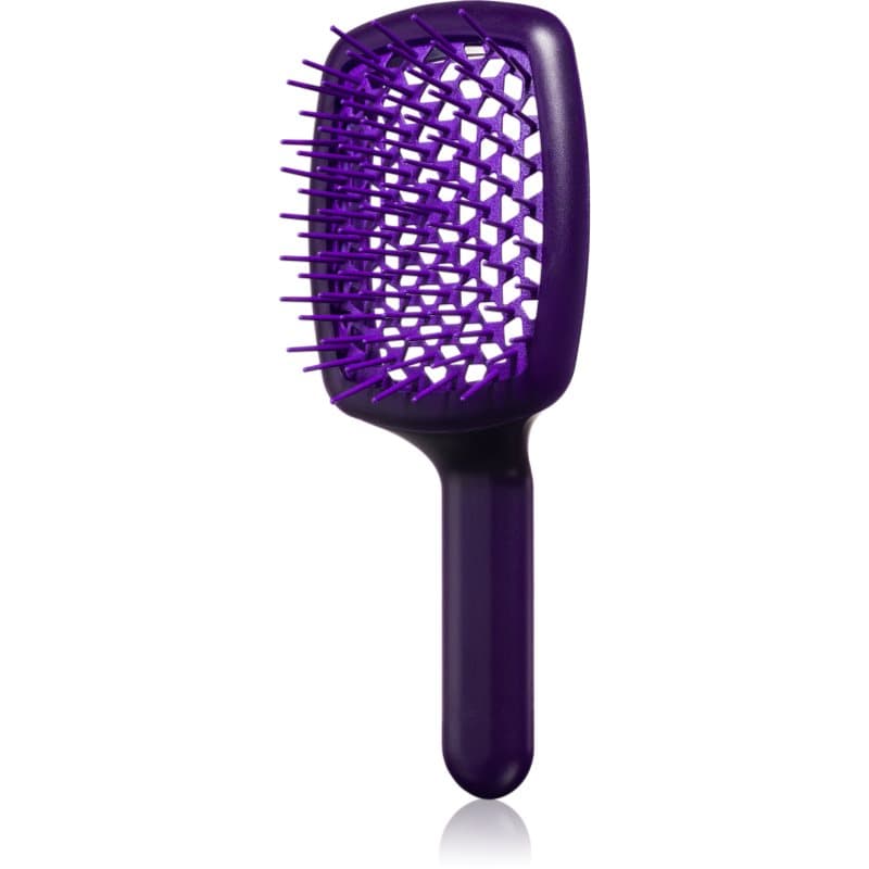 Janeke Curvy "M" Vented Brush platte haarborstel voor Hitte Styling 21 x 8,5 x 4 cm 1 st