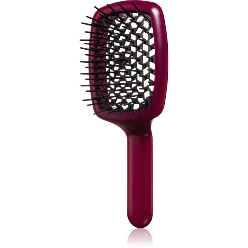 Janeke Curvy "M" Vented Brush platte haarborstel voor Hitte Styling 21 x 8,5 x 4 cm 1 st