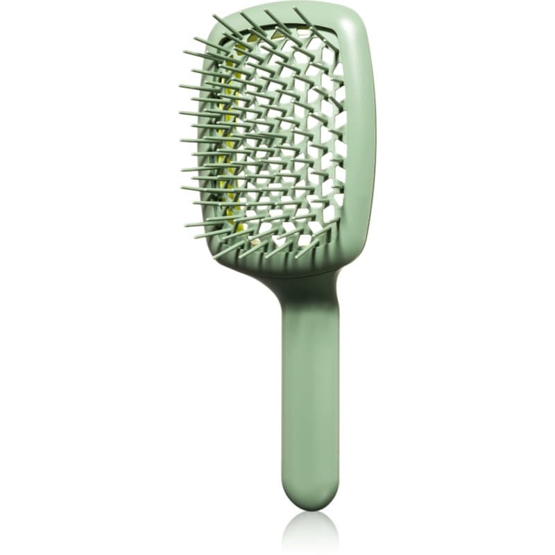 Janeke Curvy "M" Vented Brush platte haarborstel voor Hitte Styling 21 x 8,5 x 4 cm 1 st