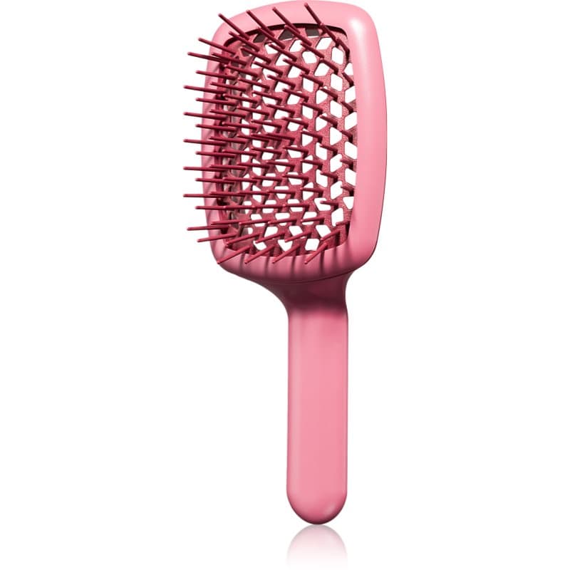Janeke Curvy "M" Vented Brush platte haarborstel voor Hitte Styling 21 x 8,5 x 4 cm 1 st