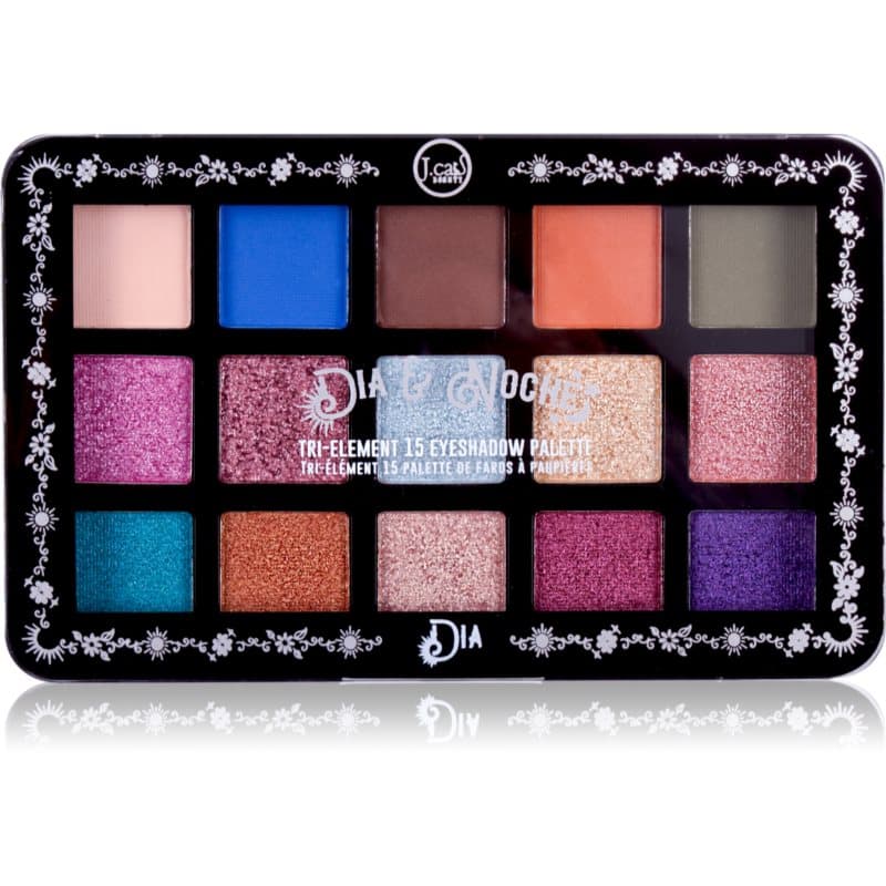 J.Cat Beauty Dia & Noche oogschaduw palette Tint 101 Dia 16 g