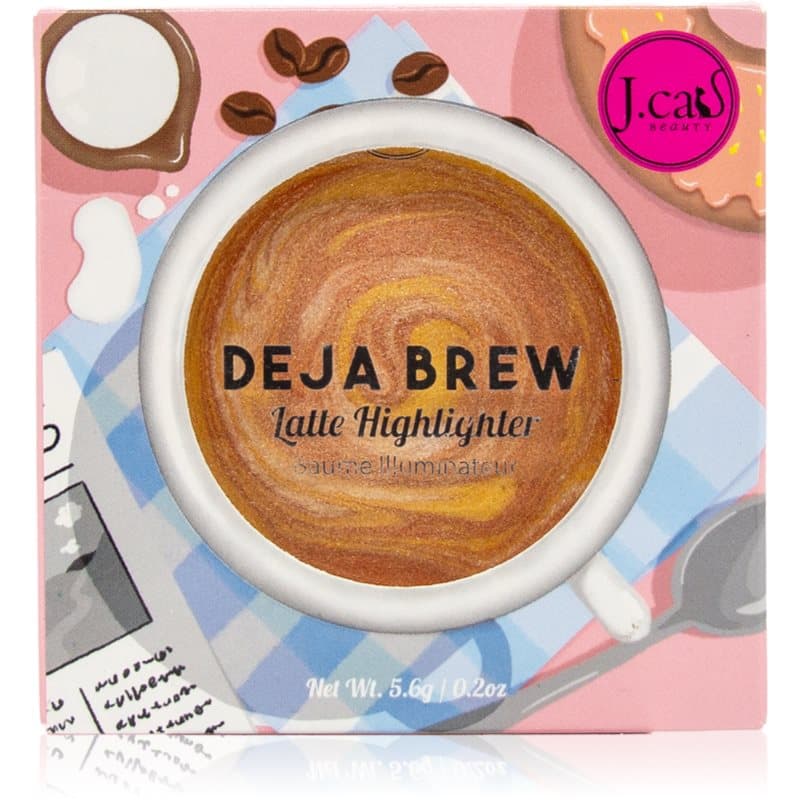 J.Cat Beauty Deja Brew Highlighter Tint 101 Cafe Elevation 5.6 g