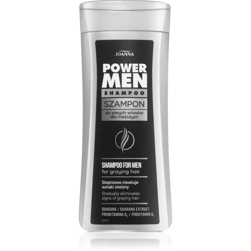 Joanna Power Men Shampoo voor Wit en Grijs Haar voor Mannen 200 ml