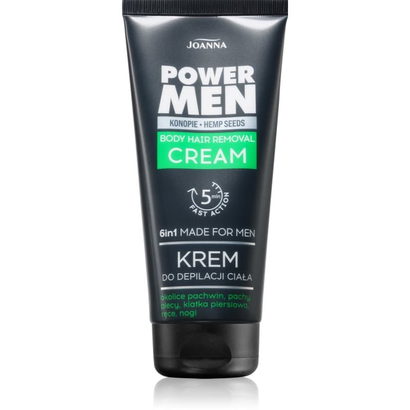 Joanna Power Men Body Hair Removal Ontharingscrème voor Mannen 150 ml