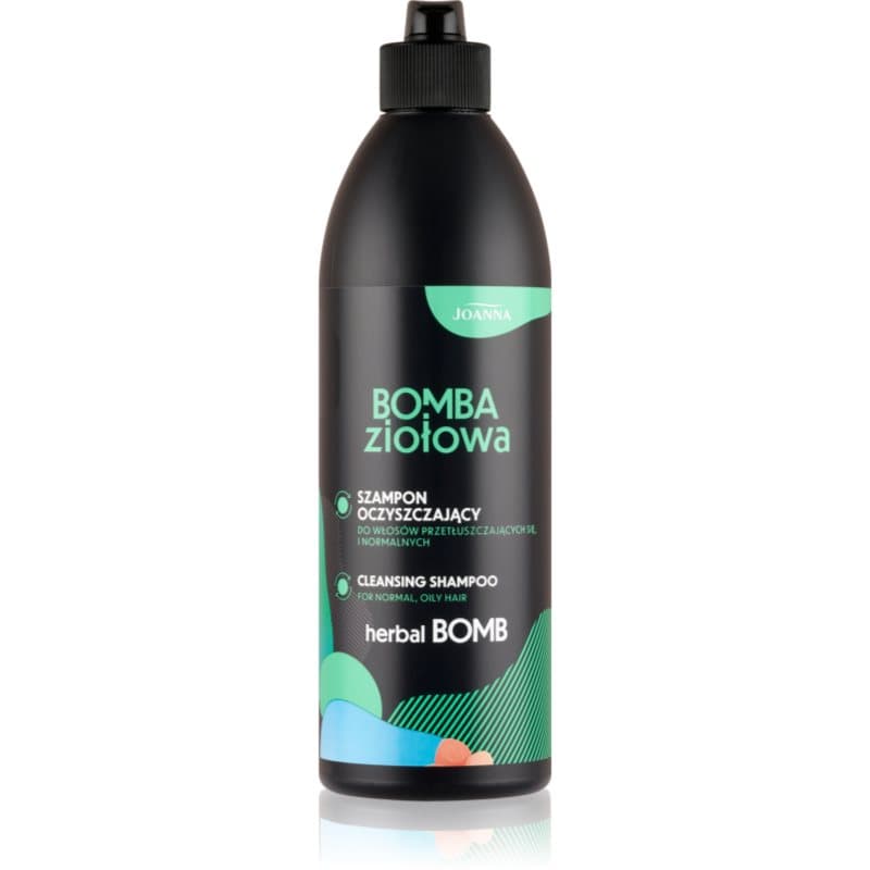 Joanna Herbal Bomb Cleansing Shampoo Dieptereinigende Shampoo voor Vet Haar en Hoofdhuid 500 ml