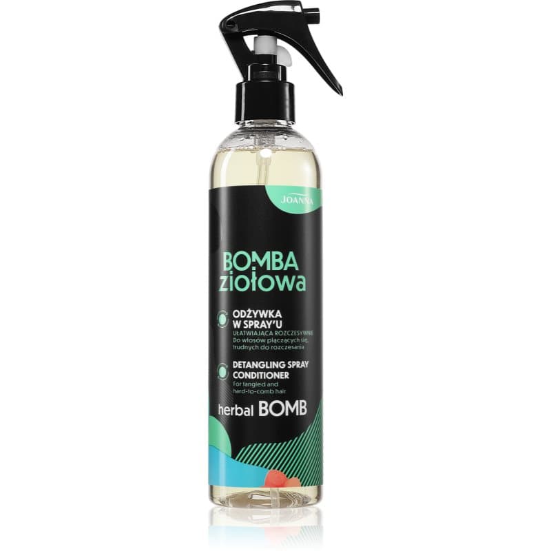 Joanna Herbal Bomb Detangling Spray Conditioner Spray voor Makkelijk doorkambaar Haar 300 ml