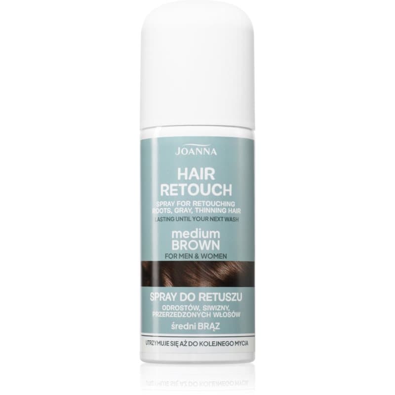 Joanna Hair Retouch Spray Spray voor grijsdekking Medium Brown 75 ml