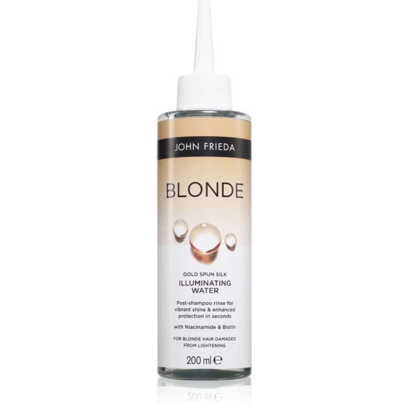 John Frieda Blonde Gold Spun Silk Illumintaing Water Verhelderende Verzorging voor Blond Haar 200 ml