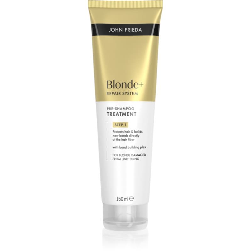 John Frieda Blonde+ Repair System Pre-shampoo Treatment Pre- Shampoo Verzorging voor Haarversterking 150 ml