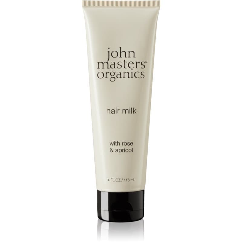 John Masters Organics Rose & Apricot Hair Milk Leave-In Melk voor Droge Haarpunten 118 ml