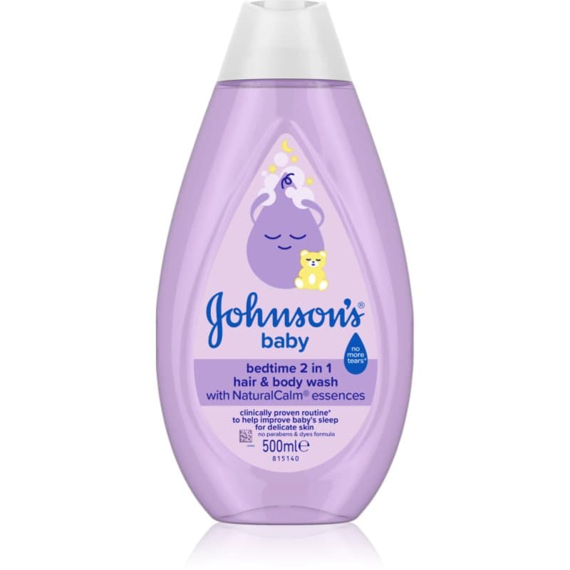 Johnson's® Bedtime reinigingsgel voor lichaam en haar voor een goede nachtrust 500 ml