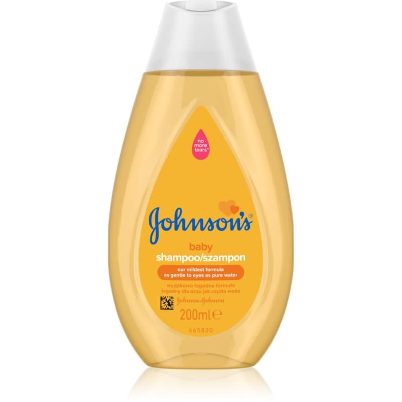 Johnson's® Wash and Bath Extra Zachte Shampoo voor Kinderen vanaf Geboorte 200 ml