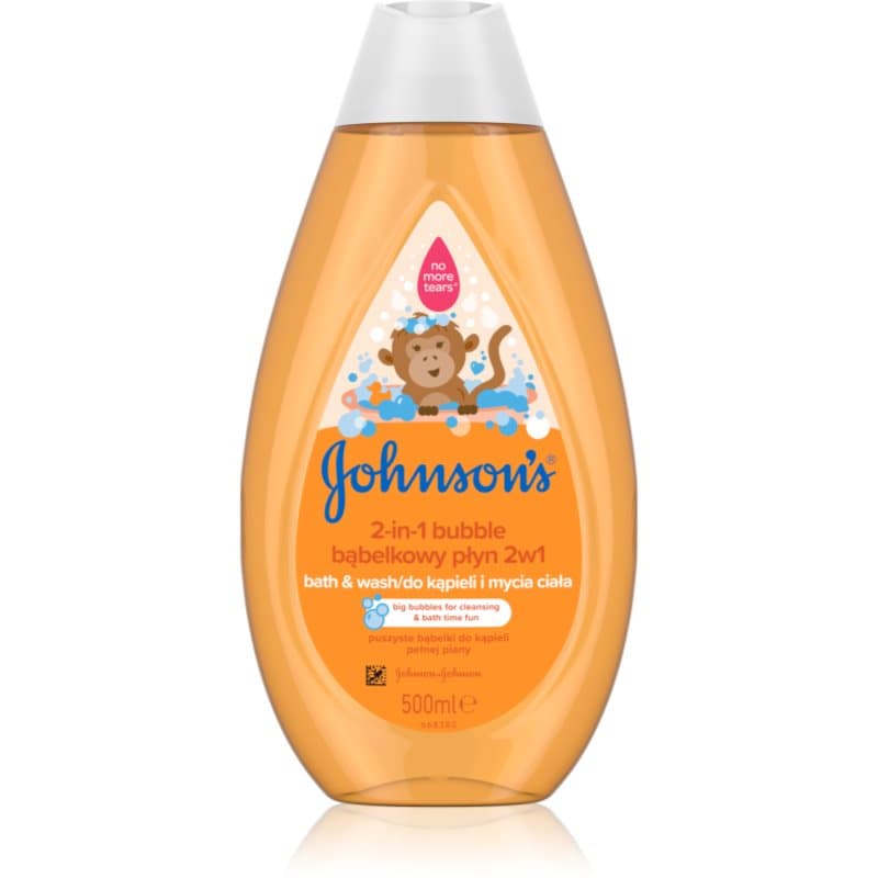 Johnson's® Wash and Bath Bubbelbad en wasgel 2 in 1 500 ml