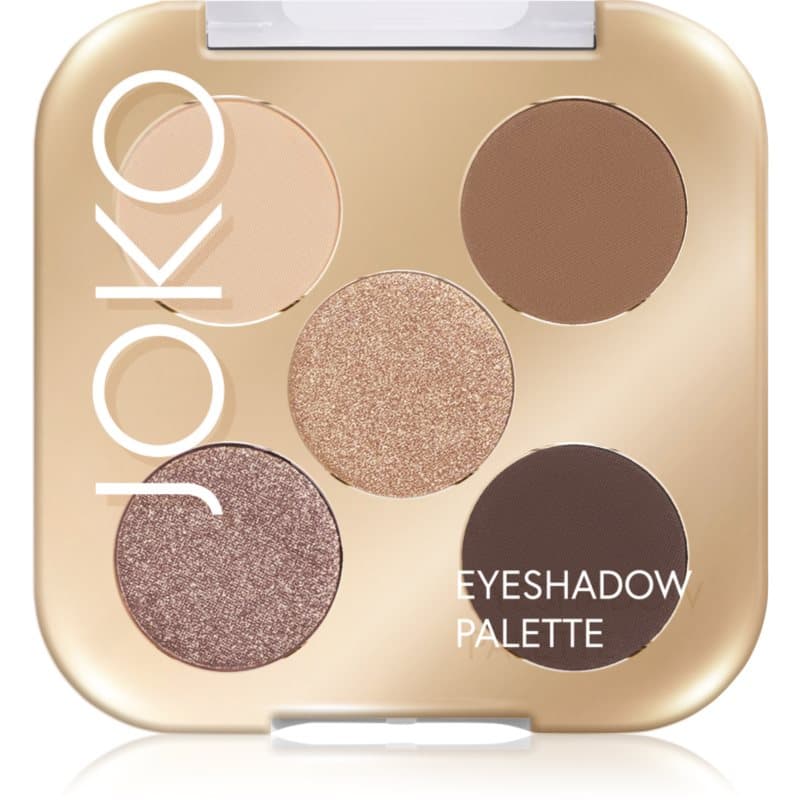 JOKO Eyeshadow Palette 5 Kleuren Oogschaduw Palette Tint Sparkling Sands 7 g