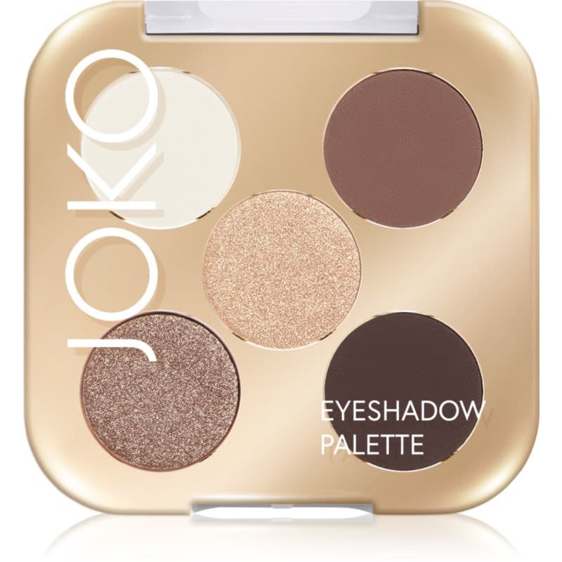 JOKO Eyeshadow Palette 5 Kleuren Oogschaduw Palette Tint Smoky Nude 7 g