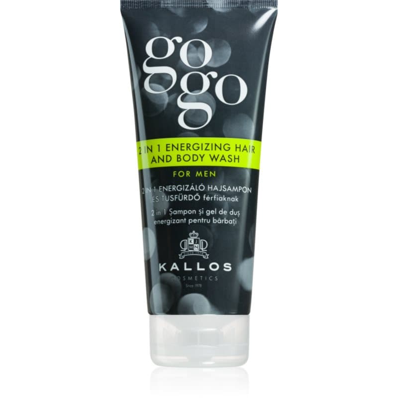 Kallos Gogo Actieve Douchegel voor Lichaam en Haar 200 ml