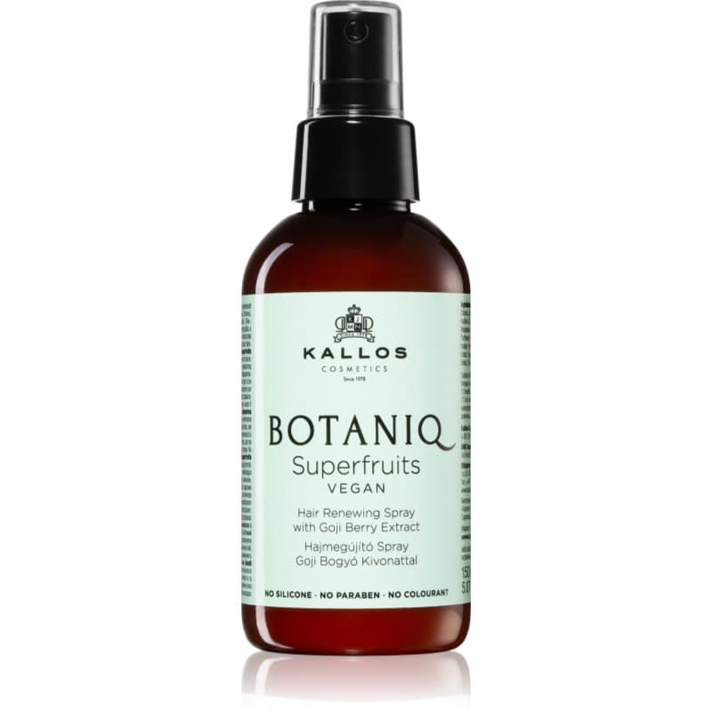 Kallos Botaniq Superfruits Vernieuwende Spray met Plantaardige Extracten 150 ml