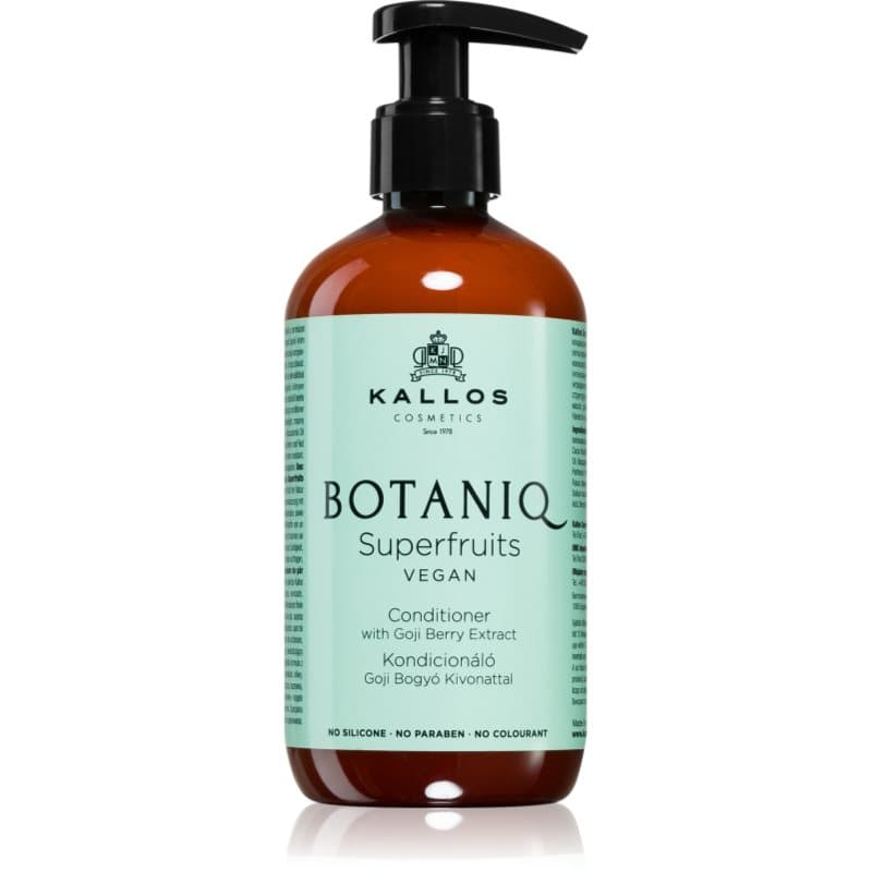 Kallos Botaniq Superfruits versterkende conditioner met plantenextracten zonder Suflaat en zonder Parabeen 300 ml