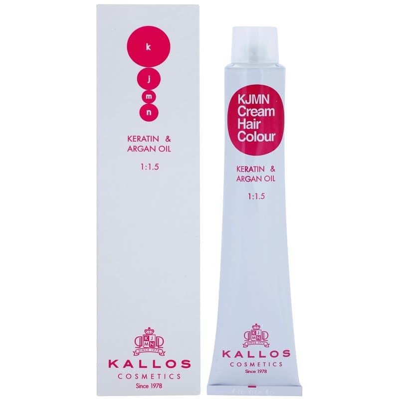 Kallos KJMN Professional Cream Hair Colour Keratin & Argan Oil Haarkleuring met Keratine en Argan Olie Tint 0.66 Red 100 ml