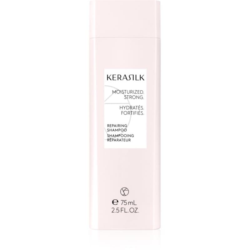 KERASILK Essentials Repairing Shampoo Reinigend en Voedend Shampoo voor Droog en Beschadigd Haar 75 ml