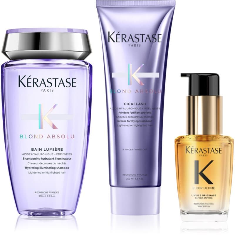 Kérastase Blond Absolu + Elixir Ultime handige verpakking voor Blond Haar