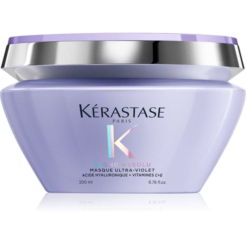 Kérastase Blond Absolu Masque Ultra-Violet diepgaande verzorging voor ontkleurd, gehighlight, koud-blond haar 200 ml