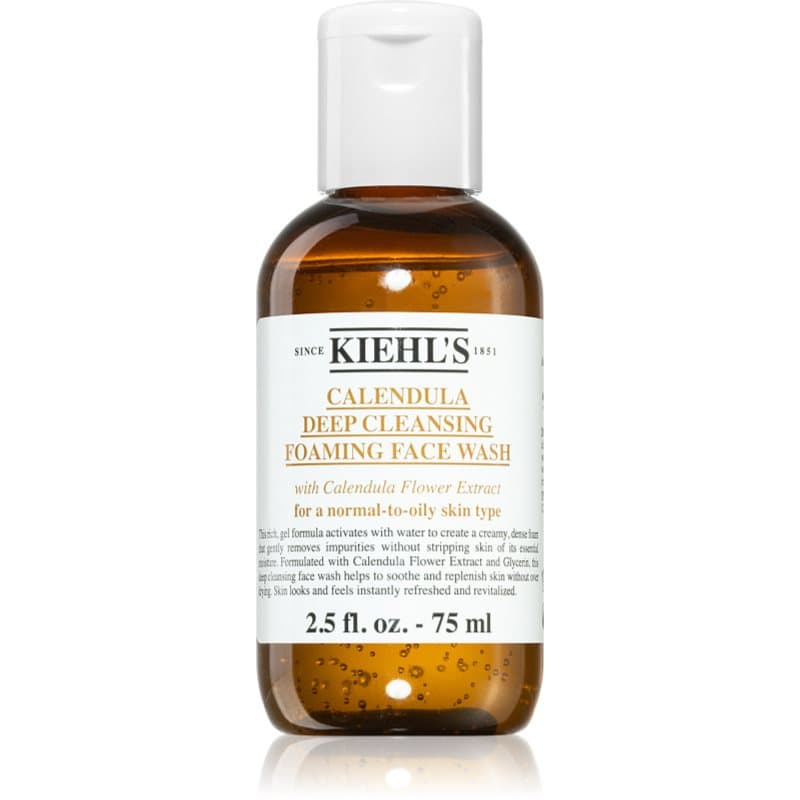 Kiehl's Calendula Deep Cleansing Foaming Face Wash Gezichtsgel voor Dieptereiniging 75 ml
