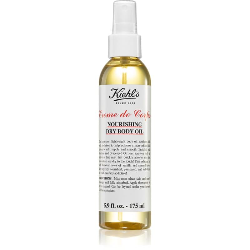 Kiehl's Creme de Corps Nourishing Dry Body Oil Voedende Droge Olie voor het Lichaam 175 ml