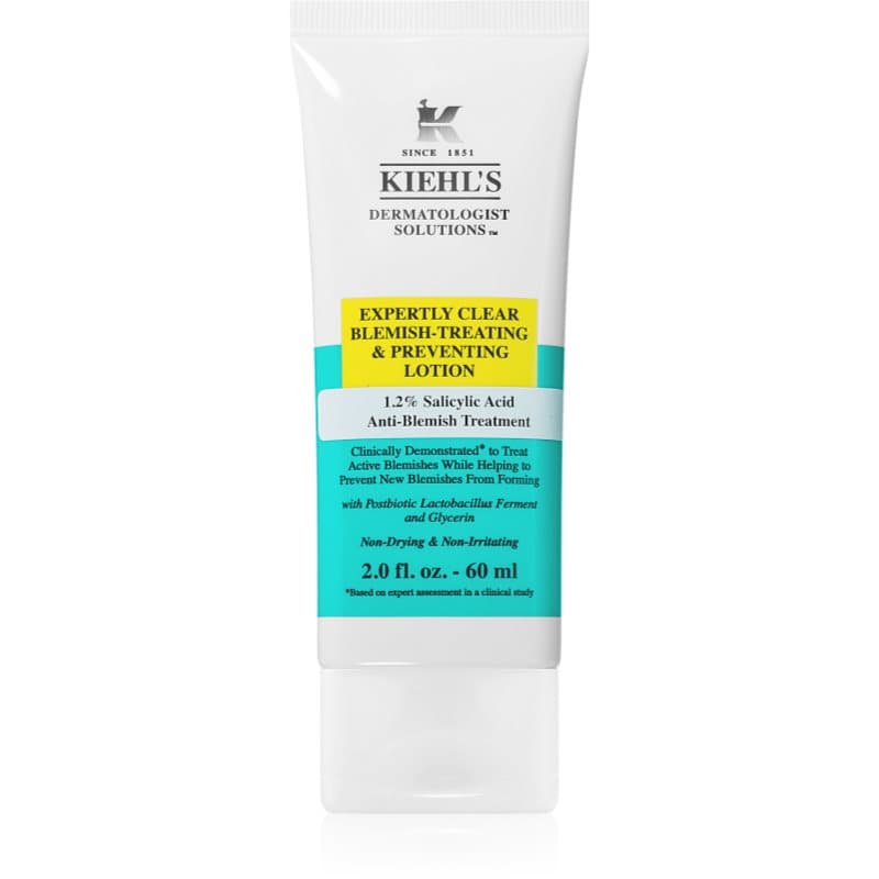 Kiehl's Dermatologist Solutions Expertly Clear Blemish-Treating & Preventing Lotion Gezichtscrème Acne Huid voor Vrouwen 60 ml