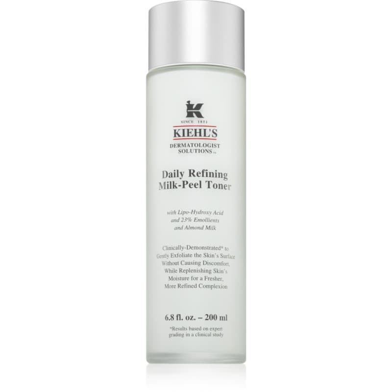 Kiehl's Daily Refining Milk-Peel Toner Mild Exfolierende Tonic voor Alle Huidtypen Zelfs Gevoelige Huid 200 ml