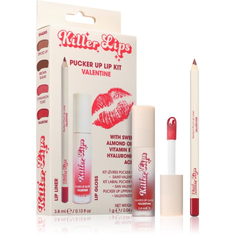 Killer Lips Pucker Up Lip Kit set voor Lippen voor Vrouwen Valentine