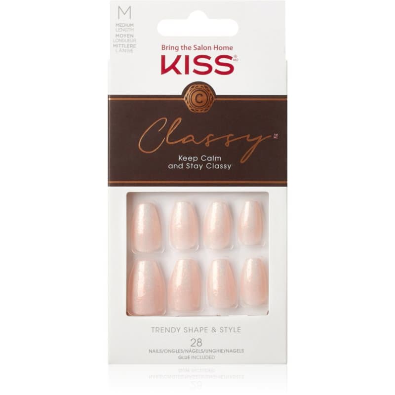 KISS Classy Nails Cozy Meets Cute valse nagels Medium 28 st