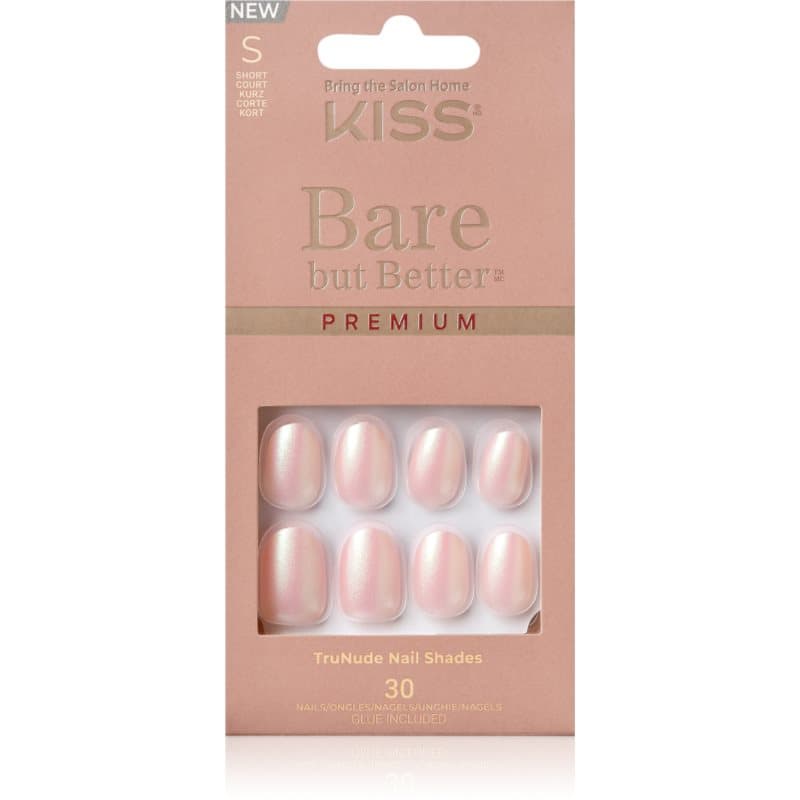 KISS Bare But Better Premium valse nagels Mocha 30 st
