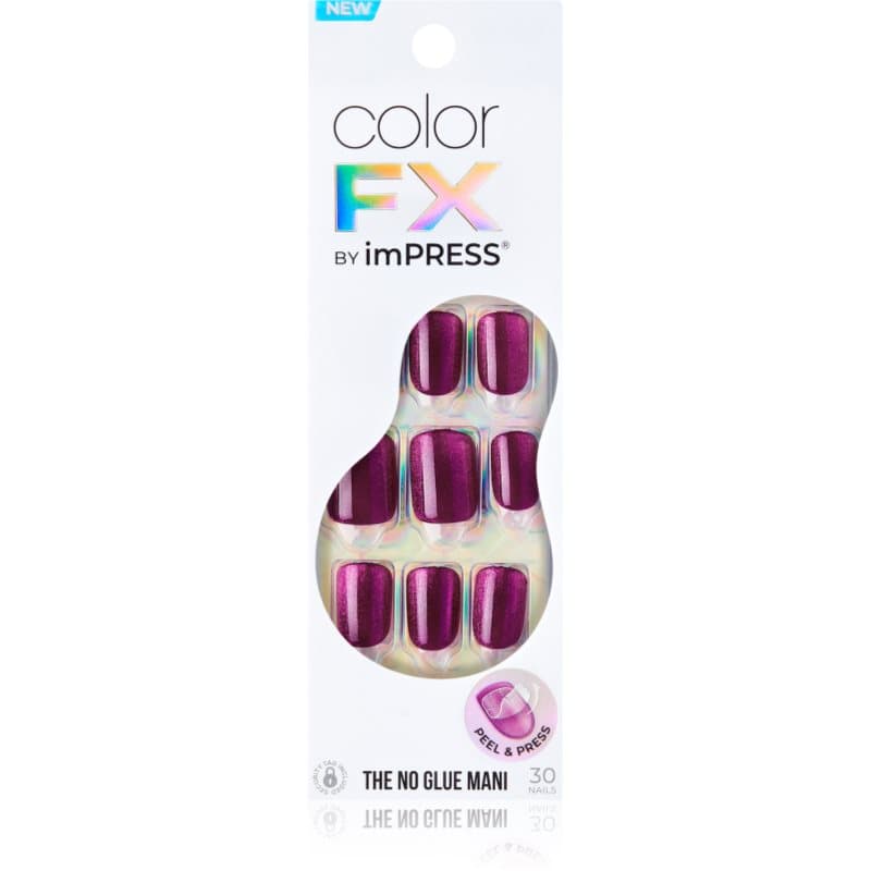 KISS Color FX im Press valse nagels zelfklevend Levels 30 st