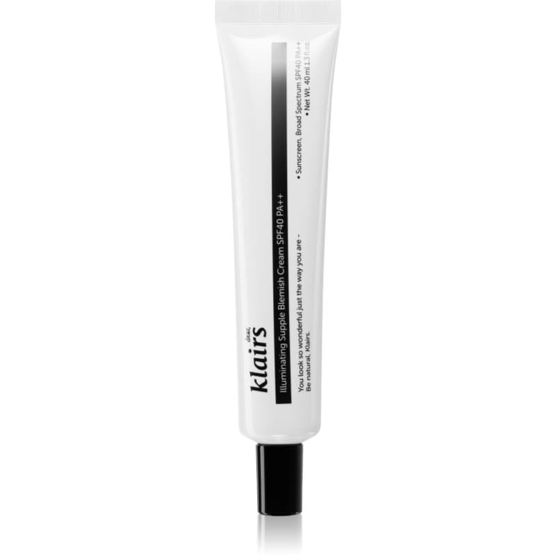 Klairs Illuminating Supple Blemish Cream Hydraterende BB Crème tegen Oneffenheden  SPF 40 40 ml