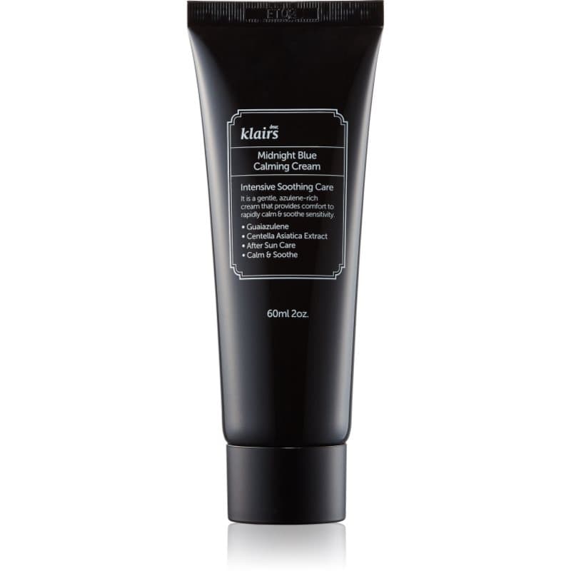 Klairs Midnight Blue Calming Cream Kalmerende After Sun Crème voor Gevoelige en Rode Huid 60 ml