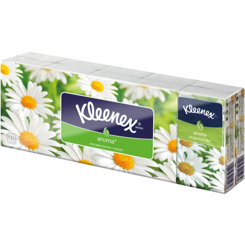 Kleenex Aroma papieren zakdoekjes Camomile 10x10 st