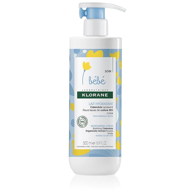 Klorane Bébé Calendula hydraterende bodylotion voor kinderen en baby‘s vanaf de geboorte 500 ml