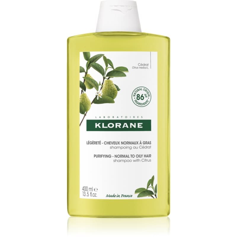 Klorane Cédrat Reinigende Shampoo voor Normaal tot Vet Haar 400 ml