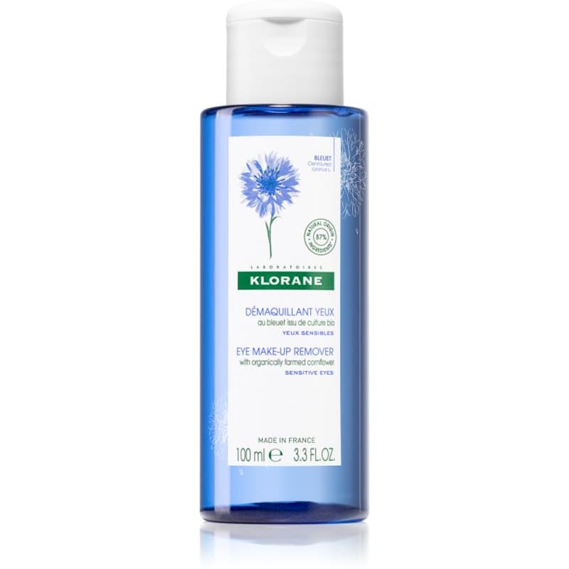 Klorane Cornflower Milde Oogmake-up Reiniging voor Gevoelige Ogen 100 ml
