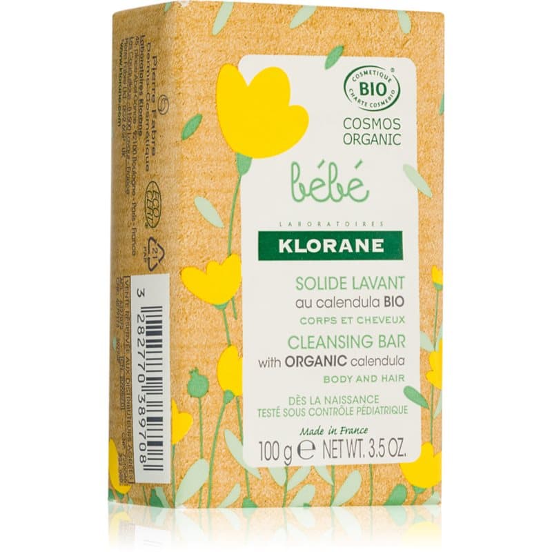 Klorane Bébé Calendula Milde Zeep met goudsbloem 100 g