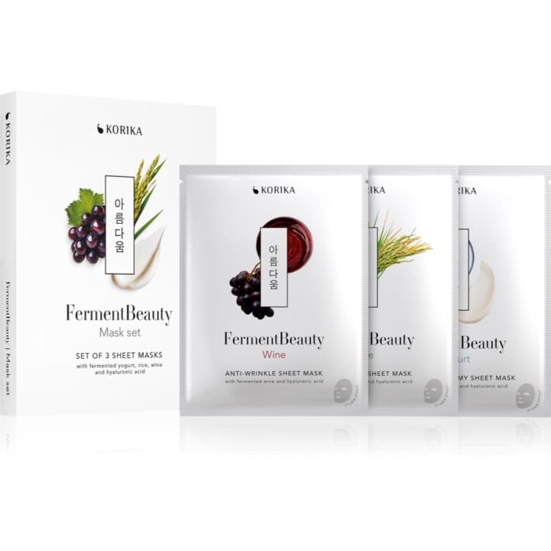 KORIKA FermentBeauty Mask Set set gezichtsmaskers