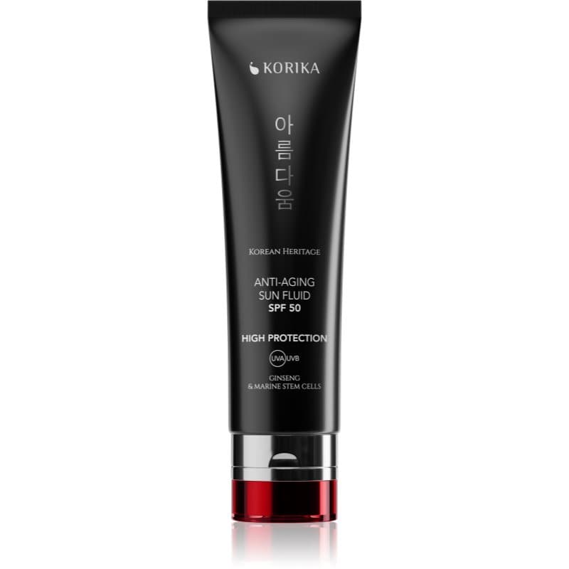 KORIKA Korean Heritage Ginseng & Marine Stem Cells Anti-aging Sun Fluid SPF 50 Beschermende Fluid tegen Huidveroudering SPF 50 50 ml