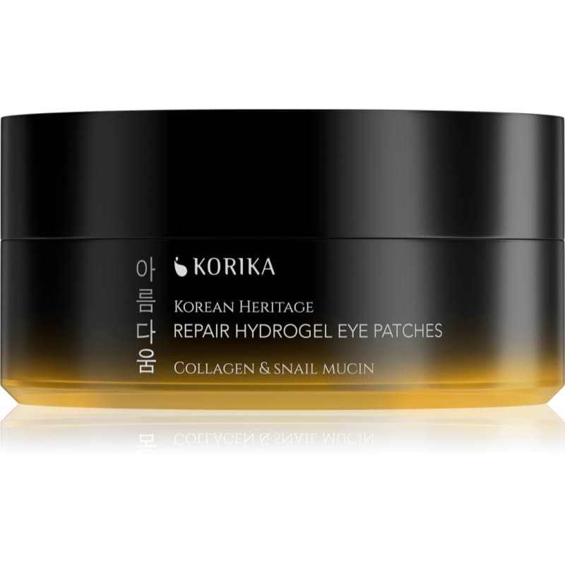 KORIKA Korean Heritage Collagen & Snail Mucin Repair Hydrogel Eye Patches hydrogel kussentjes 60 st
