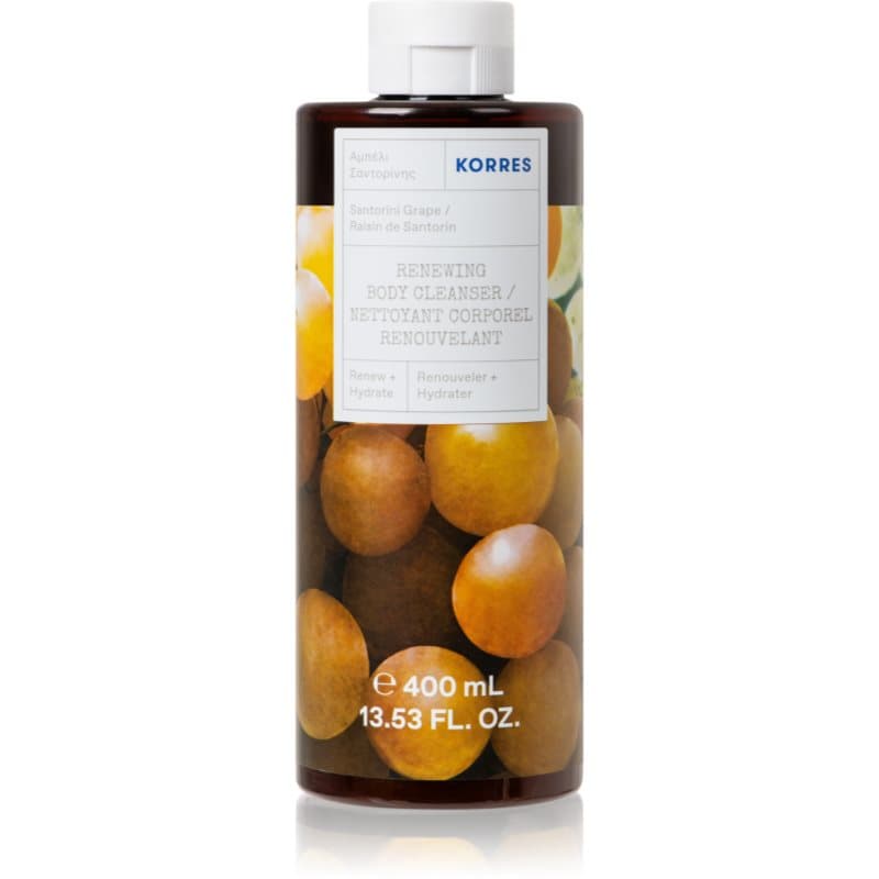 Korres Santorini Grape revitaliserende douchegel 400 ml