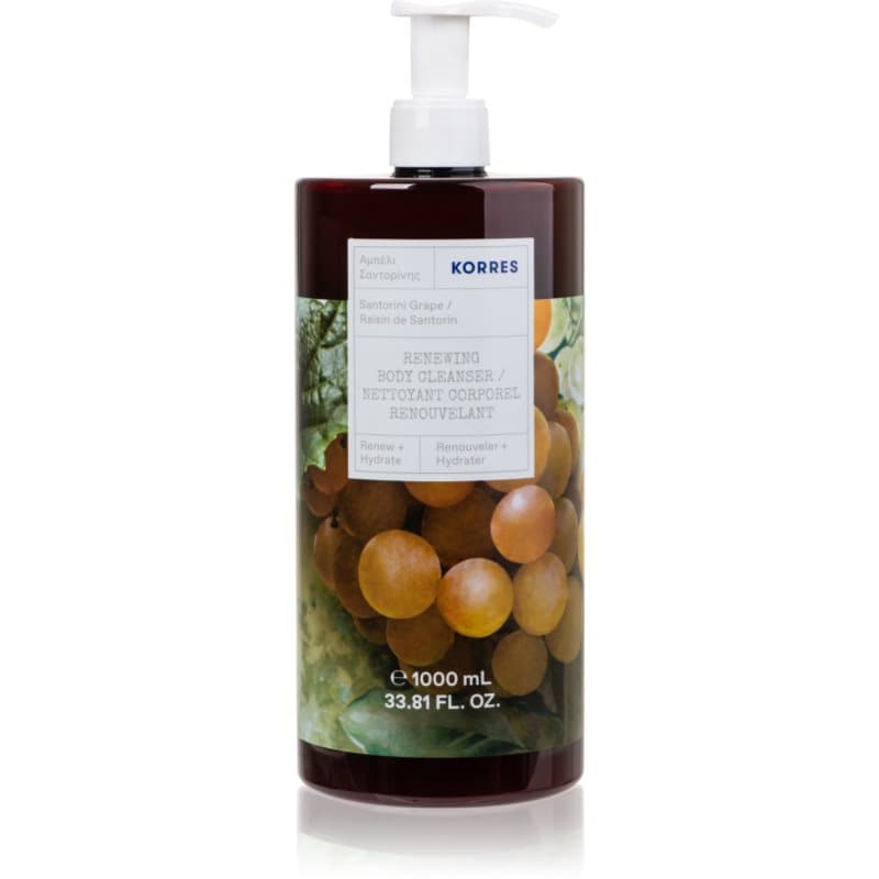 Korres Santorini Grape revitaliserende douchegel 1000 ml