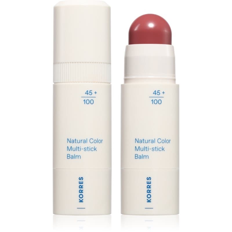 Korres Natural Color Multi-Stick Balm multifunctionele lip- en gezichts make-up Tint Vintage Rose 4.5 g