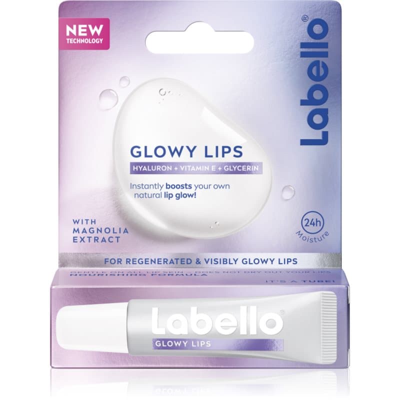 Labello Glowy Lips Hydraterende Lippenbalsem met Hyaluronzuur 10 ml